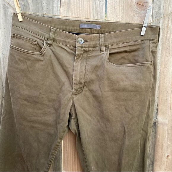 Men’s Vince khaki jeans pants size 34 - Picture 7 of 8